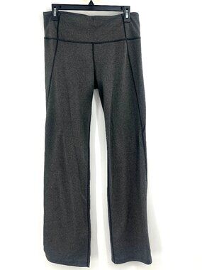 Athleta Dark Gray Flare Leg Pants Women's Large Tall